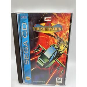 AH-3 Thunderstrike (Sega CD, 1993) Complete Clean Disc - Tested